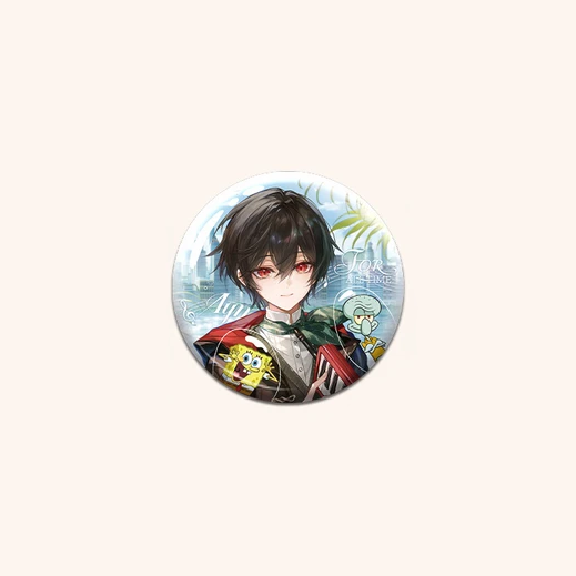 For All Time x SpongeBob - 75mm Badge