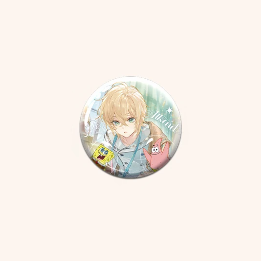 For All Time x SpongeBob - 75mm Badge