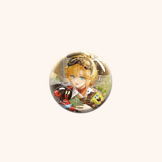 For All Time x SpongeBob - 75mm Badge