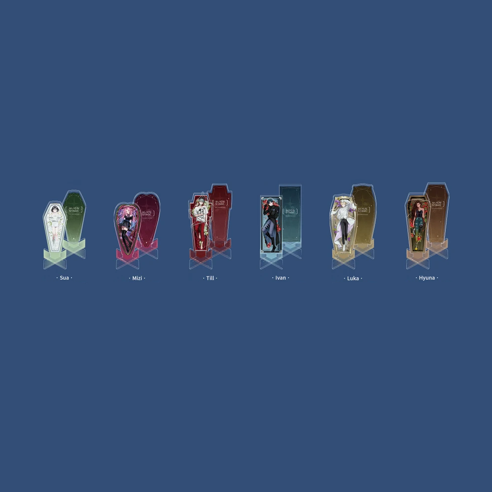 【Pre-Order】ALIEN STAGE - Drowing Bloom Series - X-shaped Acrylic Standee
