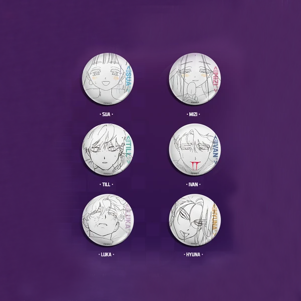 【Pre-Order】ALIEN STAGE - Tragedy on the Stage Series - Line-art Badge