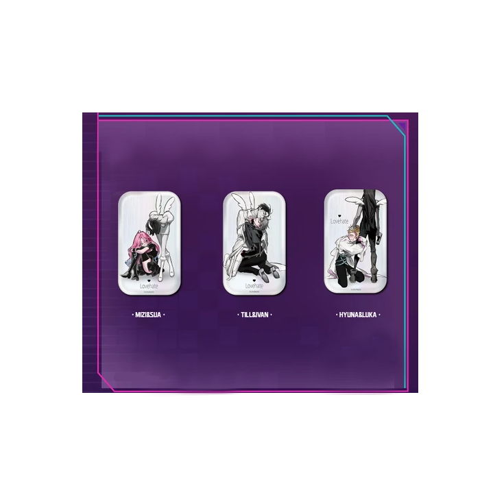 【Pre-Order】ALIEN STAGE - Love Hate Series - Square Badge