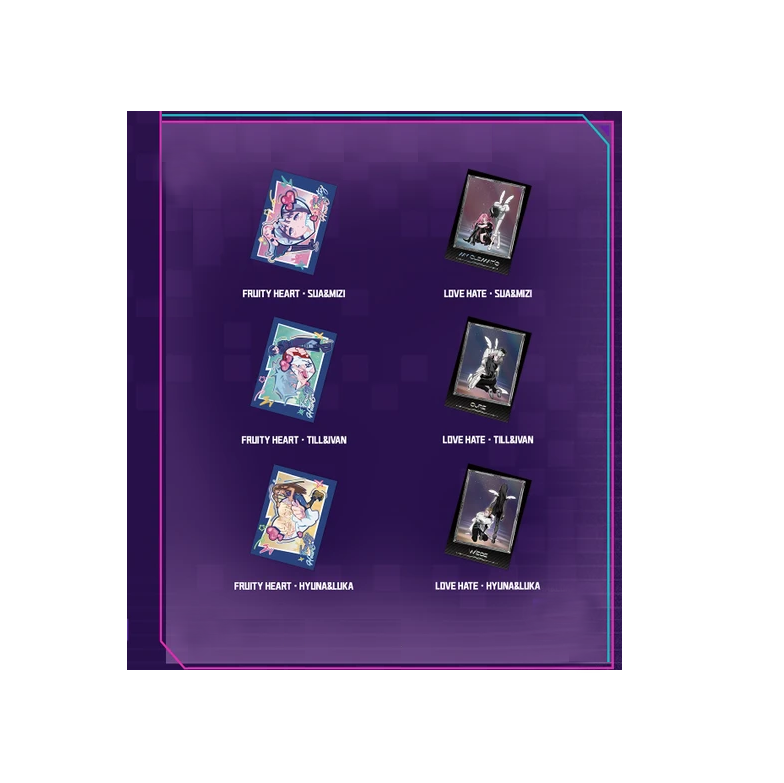 【Pre-Order】ALIEN STAGE - Love Hate & Fruity Heart Series - Polaroid Mini Card