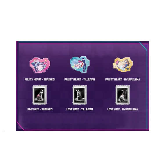 【Pre-Order】ALIEN STAGE - Love Hate & Fruity Heart Series - Acrylic Fridge Magnet