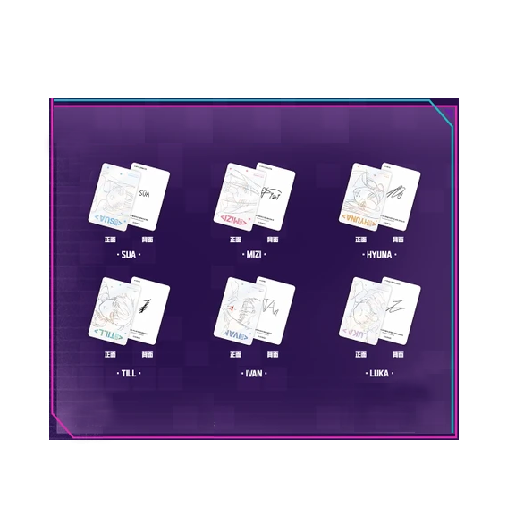 【Pre-Order】ALIEN STAGE - Tragedy on the Stage Series - Character Card Set (6 pcs)