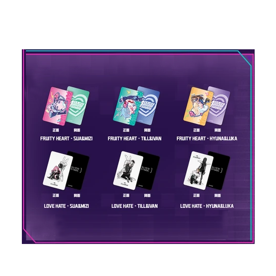 【Pre-Order】ALIEN STAGE - Love Hate & Fruity Heart Series - Character Card Set (6 pcs)
