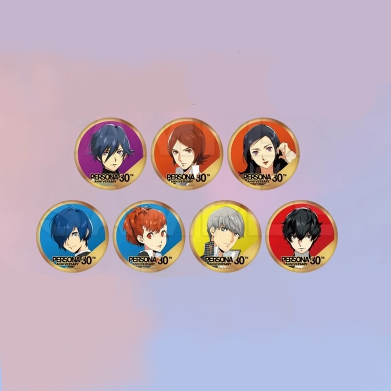 【Pre-Order】Persona - 30th Anniversary Series - Holographic Metal Badge (Set A)