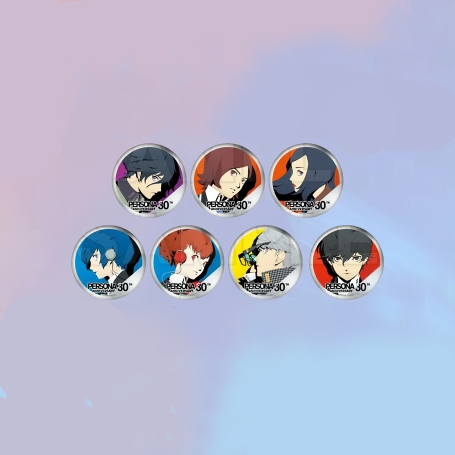 【Pre-Order】Persona - 30th Anniversary Series - Holographic Metal Badge (Set B)