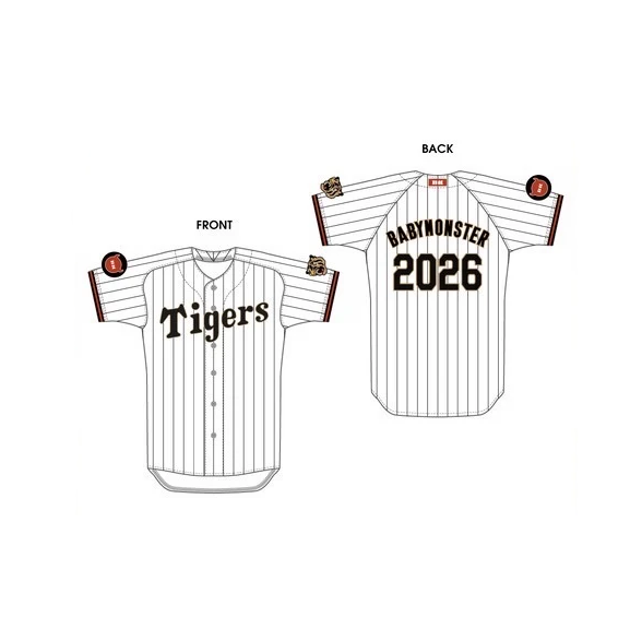 【Pre-Order】BABYMONSTER x Hanshin Tigers - Uniform