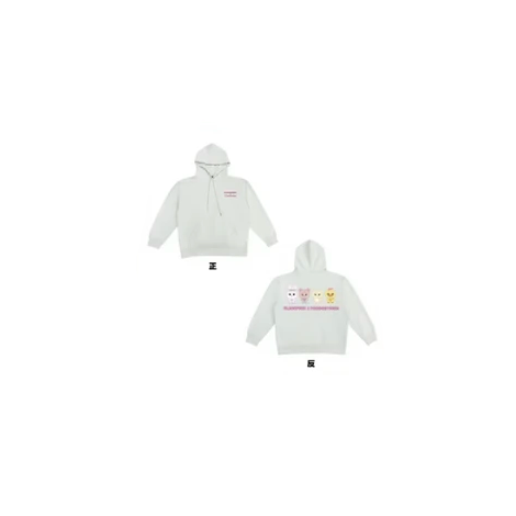 【Pre-Order】BLACKPINK x Tamagotchi - Basic Hoodie (Light Grey)