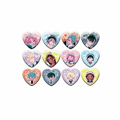 【Pre-Order】Alien Stage - Animate Cafe - Trading Heart Can Badge