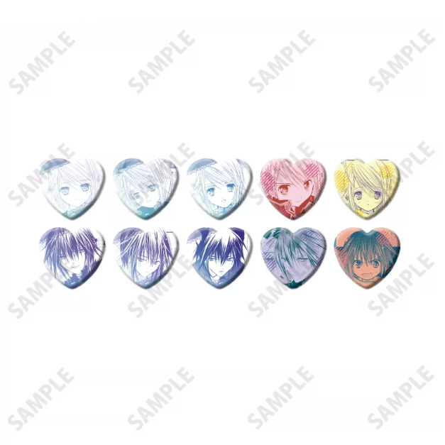 【Pre-Order】Shugo Chara! - Heart Can Badge B