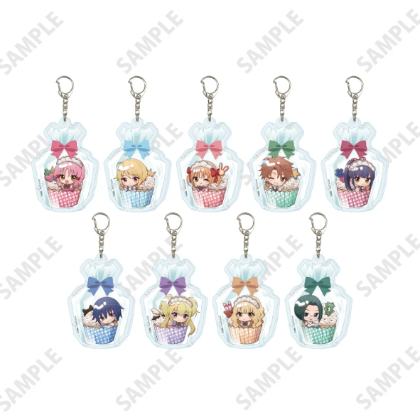【Pre-Order】Shugo Chara! - Cupcake Chibi Acrylic Keyring