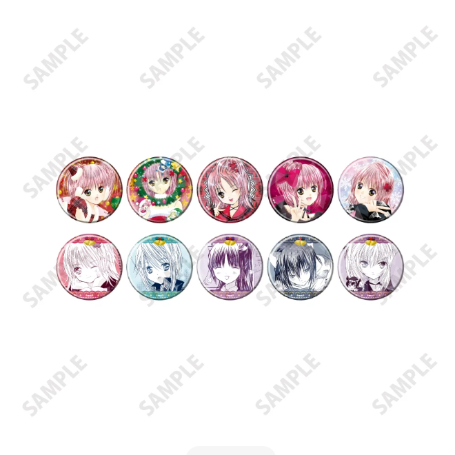 【Pre-Order】Shugo Chara! - Christmas Glitter Badge