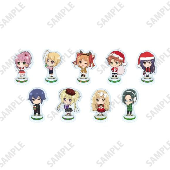 【Pre-Order】Shugo Chara! - Christmas Chibi Acrylic Standee