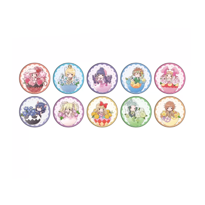 【Pre-Order】Shugo Chara! - Flower Can Badge