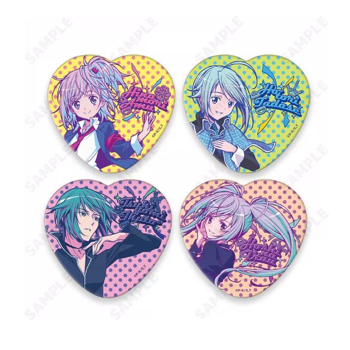 【Pre-Order】Shugo Chara! - Pop Music Heart Can Badge