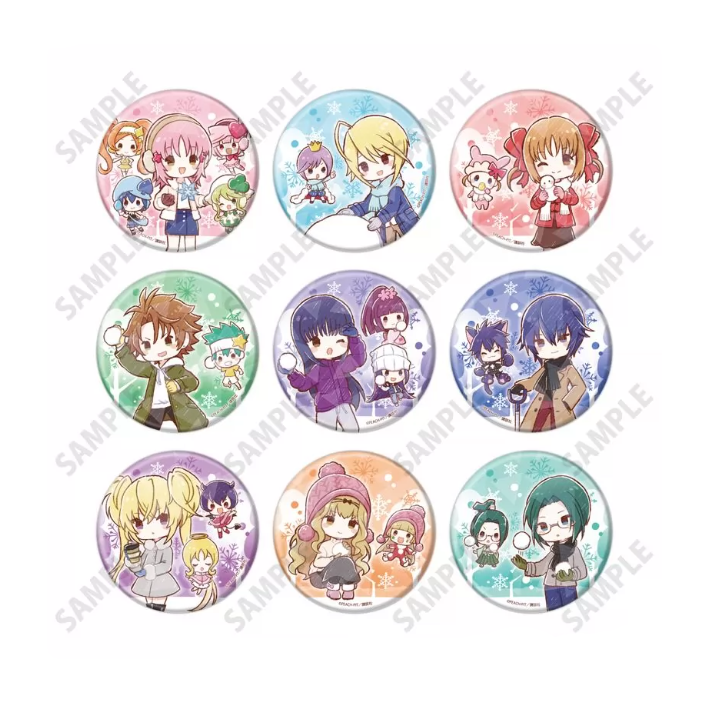 【Pre-Order】Shugo Chara! - Winter Glitter Badge