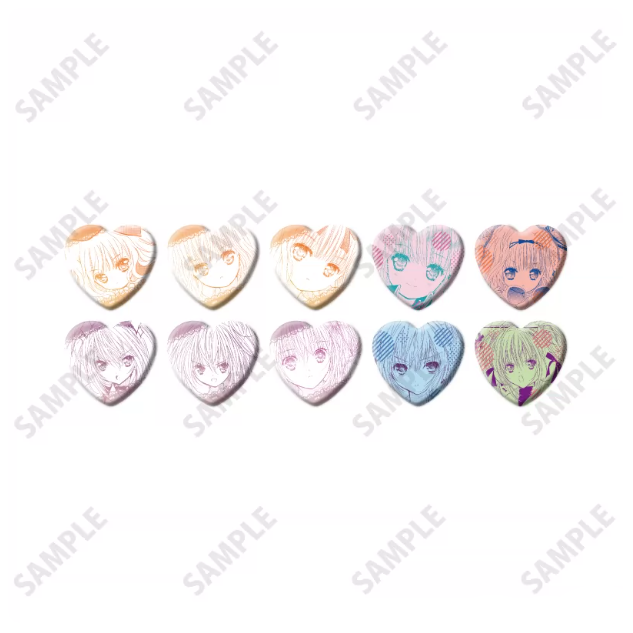 【Pre-Order】Shugo Chara! - Heart Can Badge D