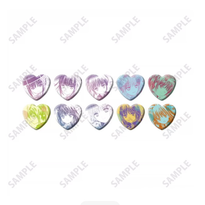 【Pre-Order】Shugo Chara! - Heart Can Badge C