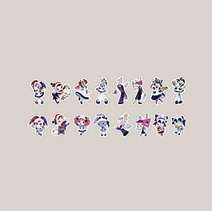 【Pre-Order】The Amazing Digital Circus - DECOTTO Cafe - Trading Sticker (2 pcs)