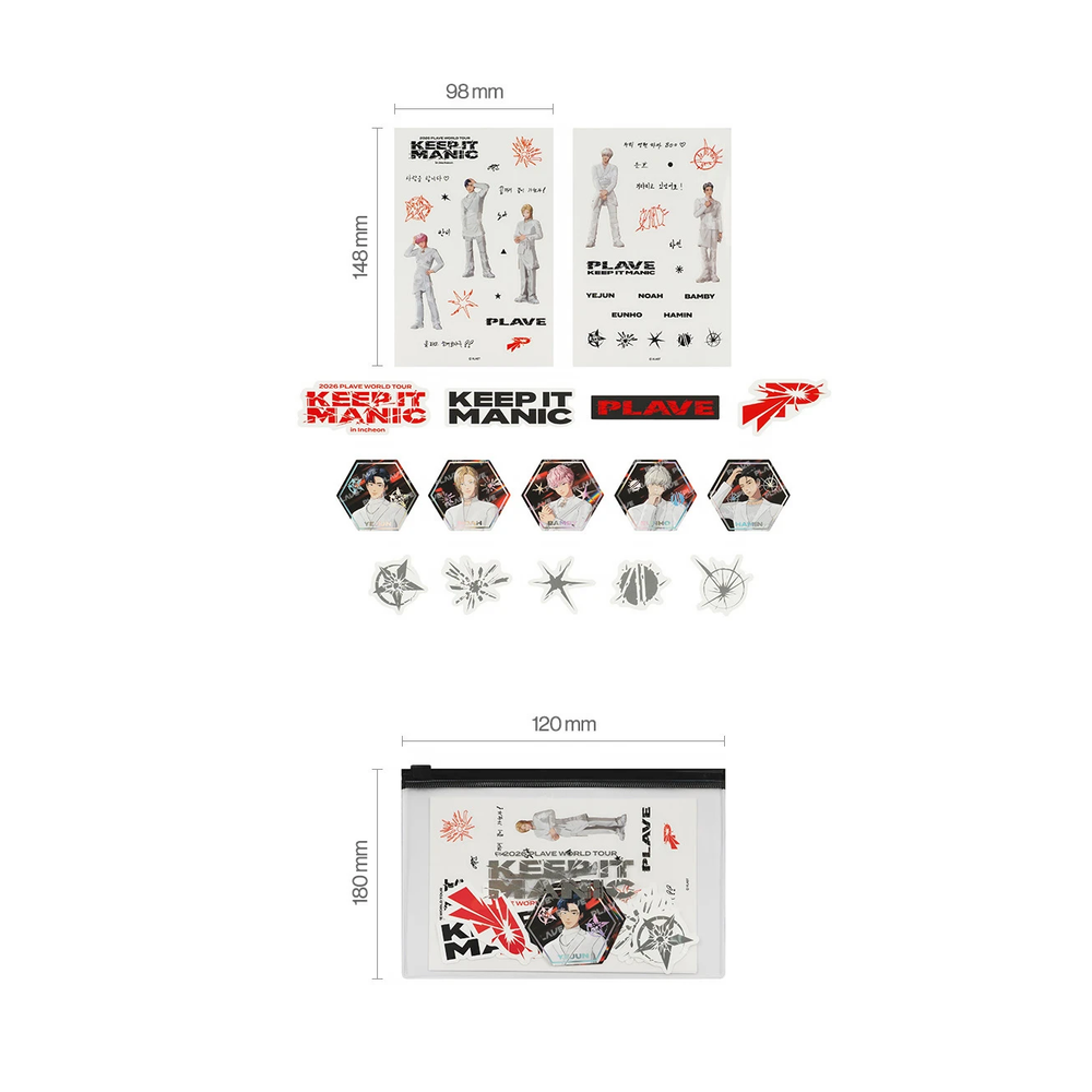 【Pre-Order】PLAVE - 2026 Tour - Incheon Limited Sticker Pack