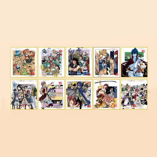 【Pre-Order】Fairy Tail - 20th Anniversary - Random Mini Shikishi