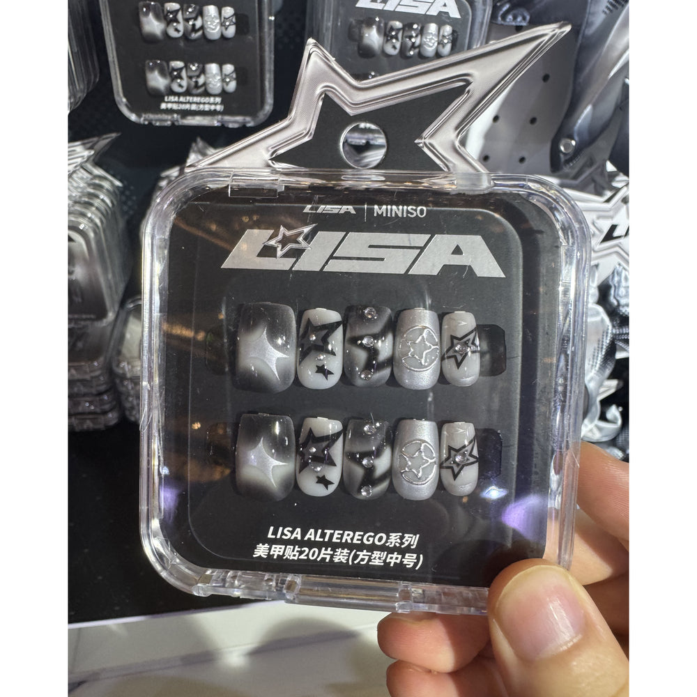 LISA × MINISO - Nail Sticker Set (20 pcs)
