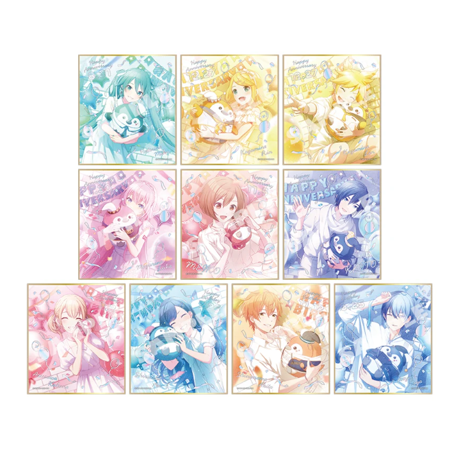 Project SEKAI COLORFUL STAGE! - 4th Birthday Mini Shikishi Blind Box A (VIRTUAL SINGER & Vivid BAD SQUAD)