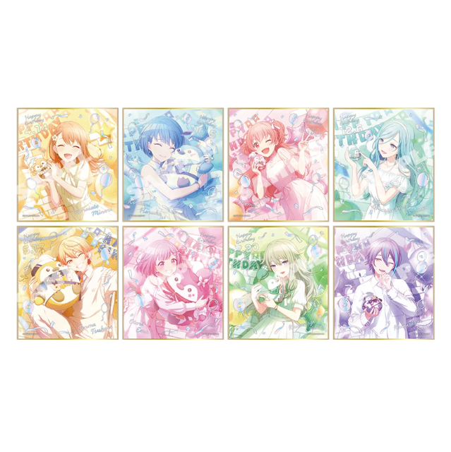Project SEKAI COLORFUL STAGE! - 4th Birthday Mini Shikishi Blind Box C (MORE MORE JUMP! & Wonderlands×Showtime)