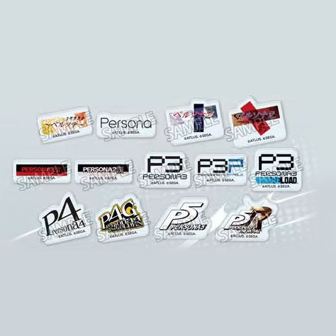 【Pre-Order】Persona 30th Anniversary - Historical Logo Acrylic Magnet Collection