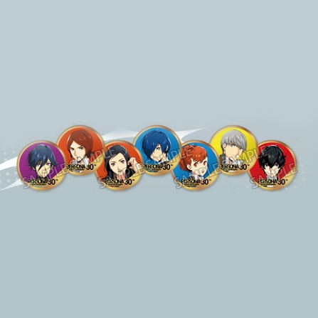 【Pre-Order】Persona 30th Anniversary - P25th Revival Art Metallic Badge Collection A