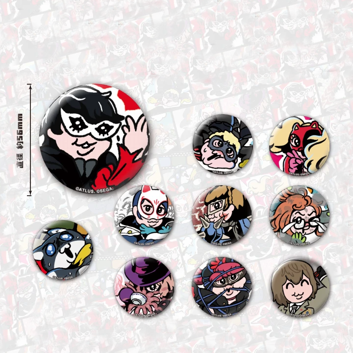 【Pre-Order】Persona 5 The Royal x Tsunaomoi - Can Badge