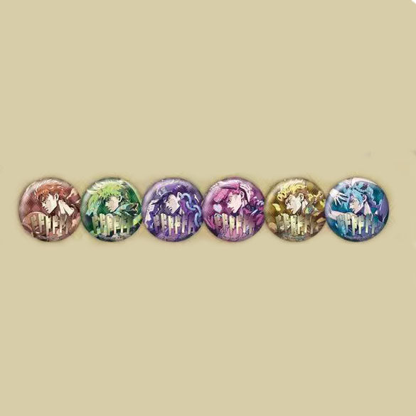 【Pre-Order】JoJo's Bizarre Adventure: Ora Ora Overdrive - 1st Anniversary - Jewelry Can Badge (Stars Ver.)