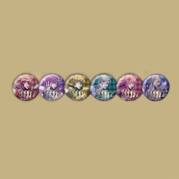【Pre-Order】JoJo's Bizarre Adventure: Ora Ora Overdrive - 1st Anniversary - Jewelry Can Badge (Evils Ver.)