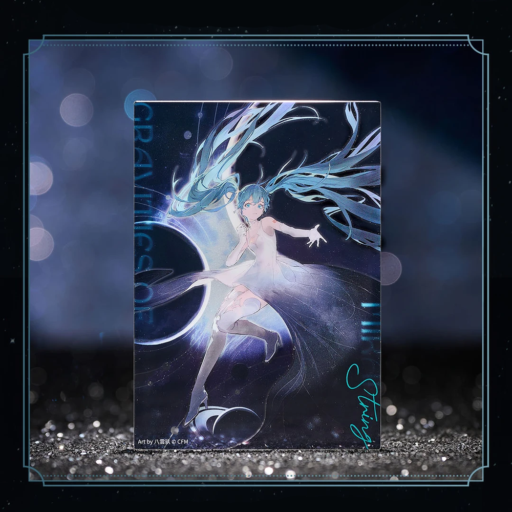 【Pre-Order】Hatsune Miku - Gravities of Mirai String Series - Acrylic Clear Card