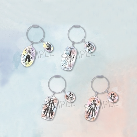 【Pre-Order】Bungo Stray Dogs - Costume Motif Series - Double Acrylic Keychain
