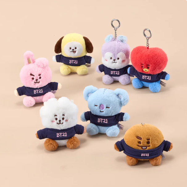 【Pre-Order】BT21 - FW Basic Series - Plush Keychain