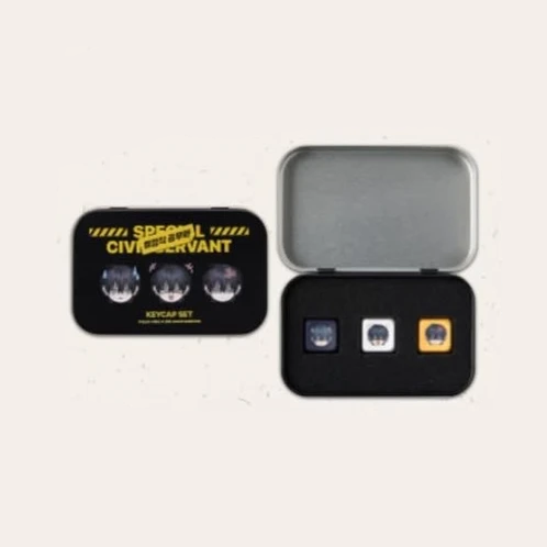 Special Civil Servant - Pop-up Store 2026 - Tin Case Keycap Set (3 pcs)