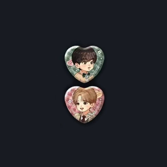 Jinx (Mingwa) - Korea Pop-up - Childhood Can Badge Set