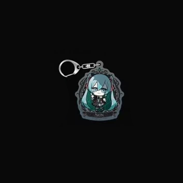 Hatsune Miku x Obaken - Ghost Summon Series - Chibi Acrylic Keychain