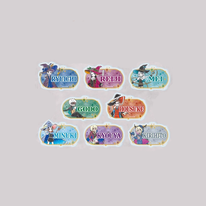 Ace Attorney - Wizard GraffArt Series - Acrylic Name Plate Badge Blind Box