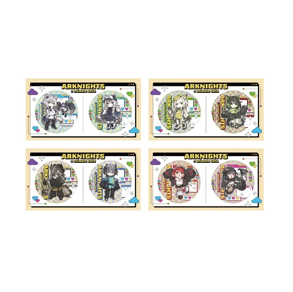 Arknights x animate cafe - Korea 2026 Series - Tin Badge Set