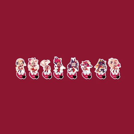 Hazbin Hotel x animate cafe - Maid & Butler Cafe Lounge Series - Chibi Acrylic Stand Blind Box - Group A