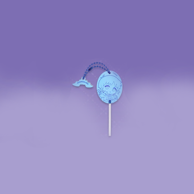 Evangelion - The Night of Fantasy Series - Chibi Line-Art Lollipop Charm