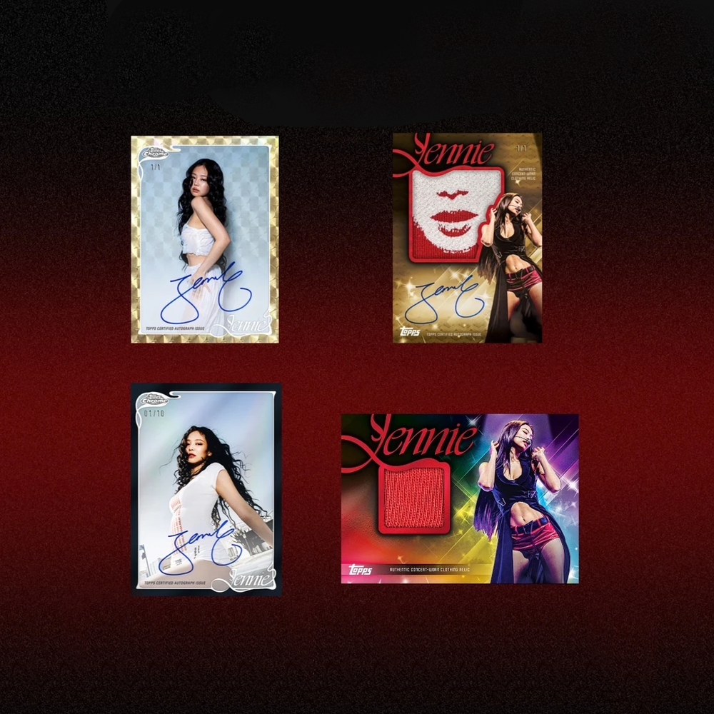 Jennie x Topps - 2026 Chrome Series - Trading Card Box