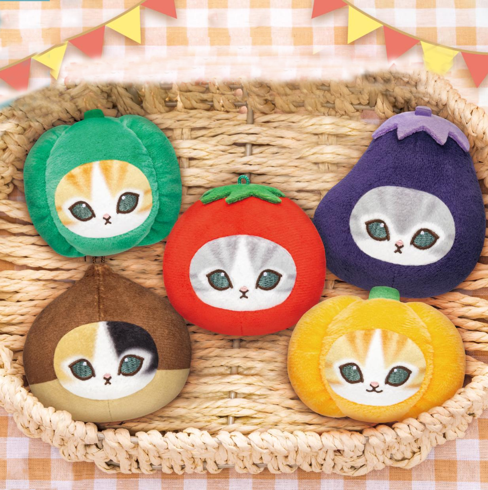 Mofusand - Vegetable Cat Big-Face Plush Blind Box