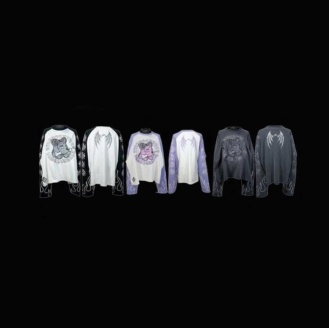 GALFY x KRY - Revival Collection 2027 - Dai Moe Sode Long-Sleeve T-Shirt