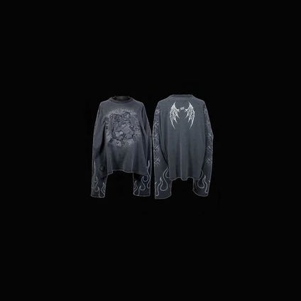 GALFY x KRY - Revival Collection 2027 - Dai Moe Sode Long-Sleeve T-Shirt