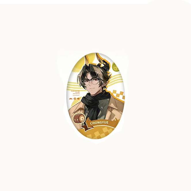 Arknights x MINISO - Autumn Whispers Series - Glitter Oval Badge